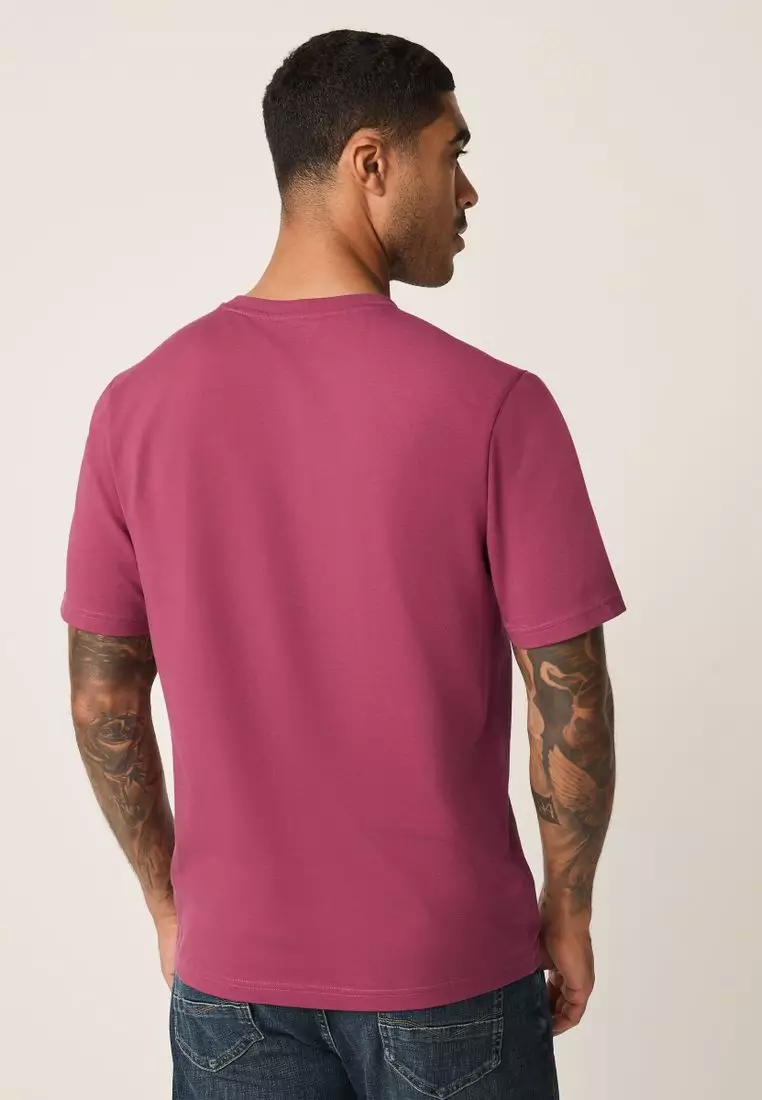 Essential Crew Neck Cotton T-Shirt Slim Fit
