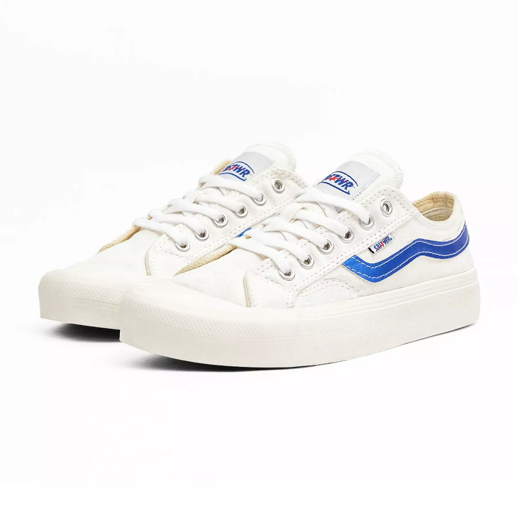 SABA Veloz Low Light Off White Blue - Sepatu Sneakers Casual Pria Wanita