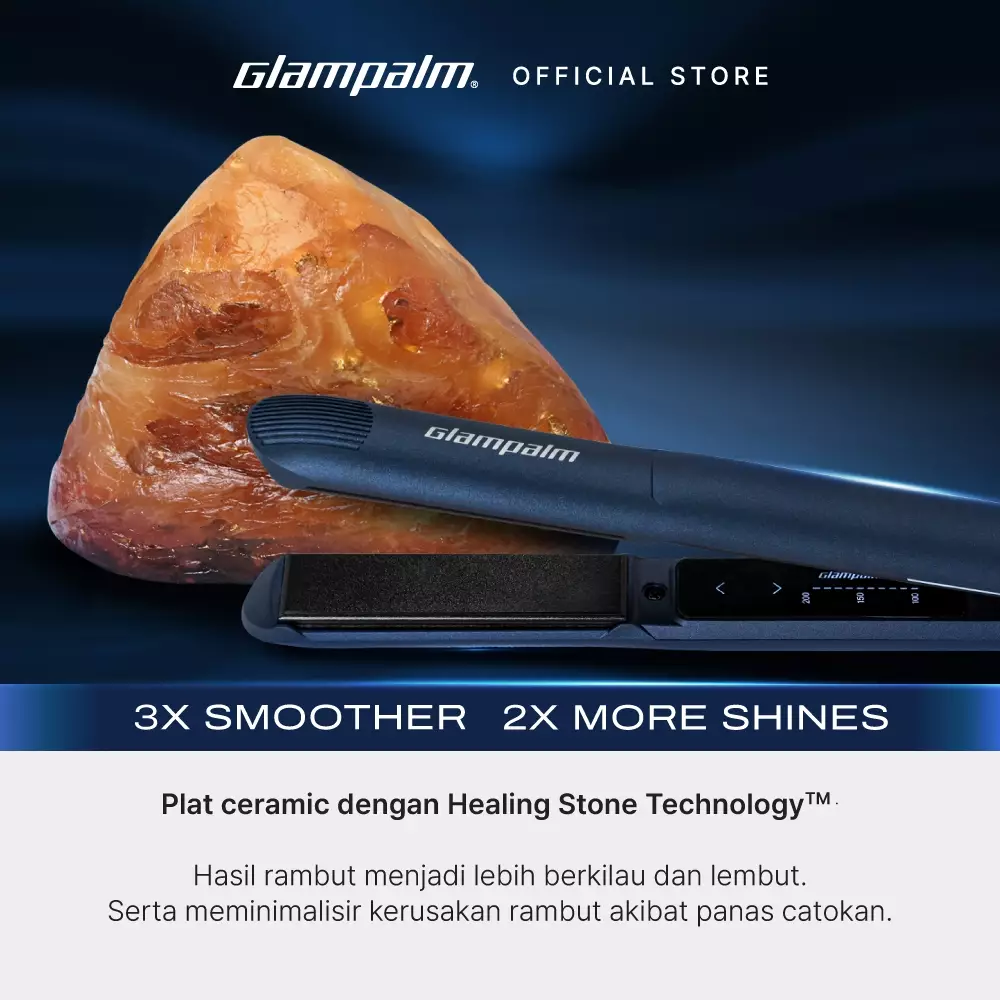 Glampalm Catokan Pelurus Rambut / Hair Straightener GP201 Touch