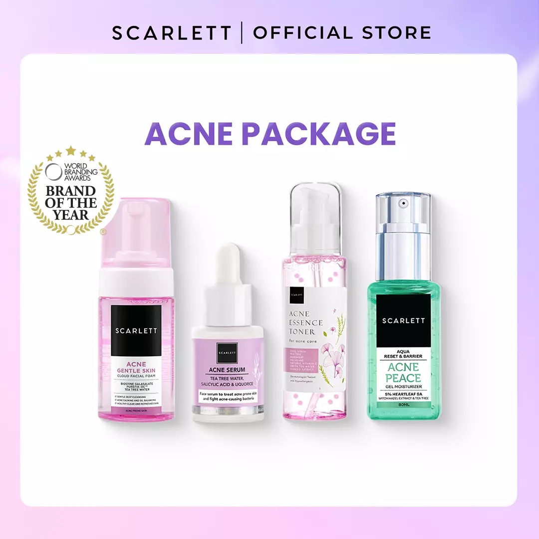Scarlett Whitening Acne Package