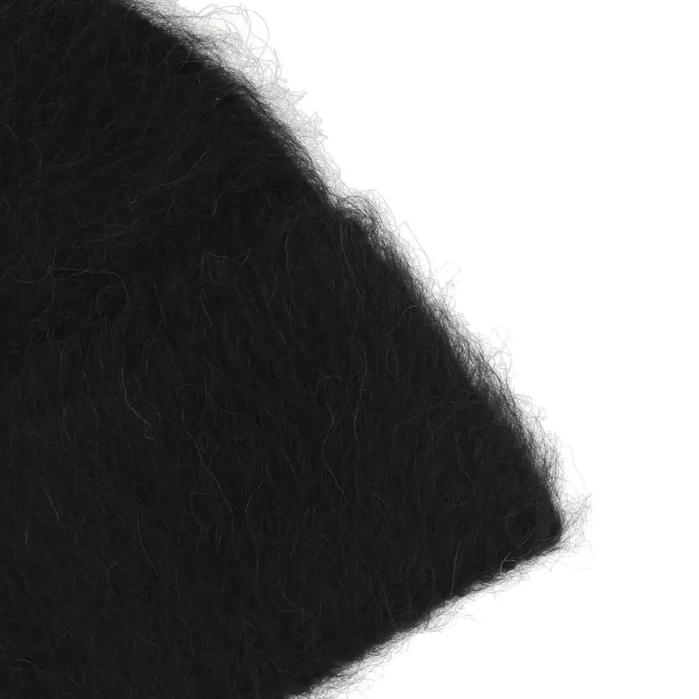 Alpaca Knit Beanie Black