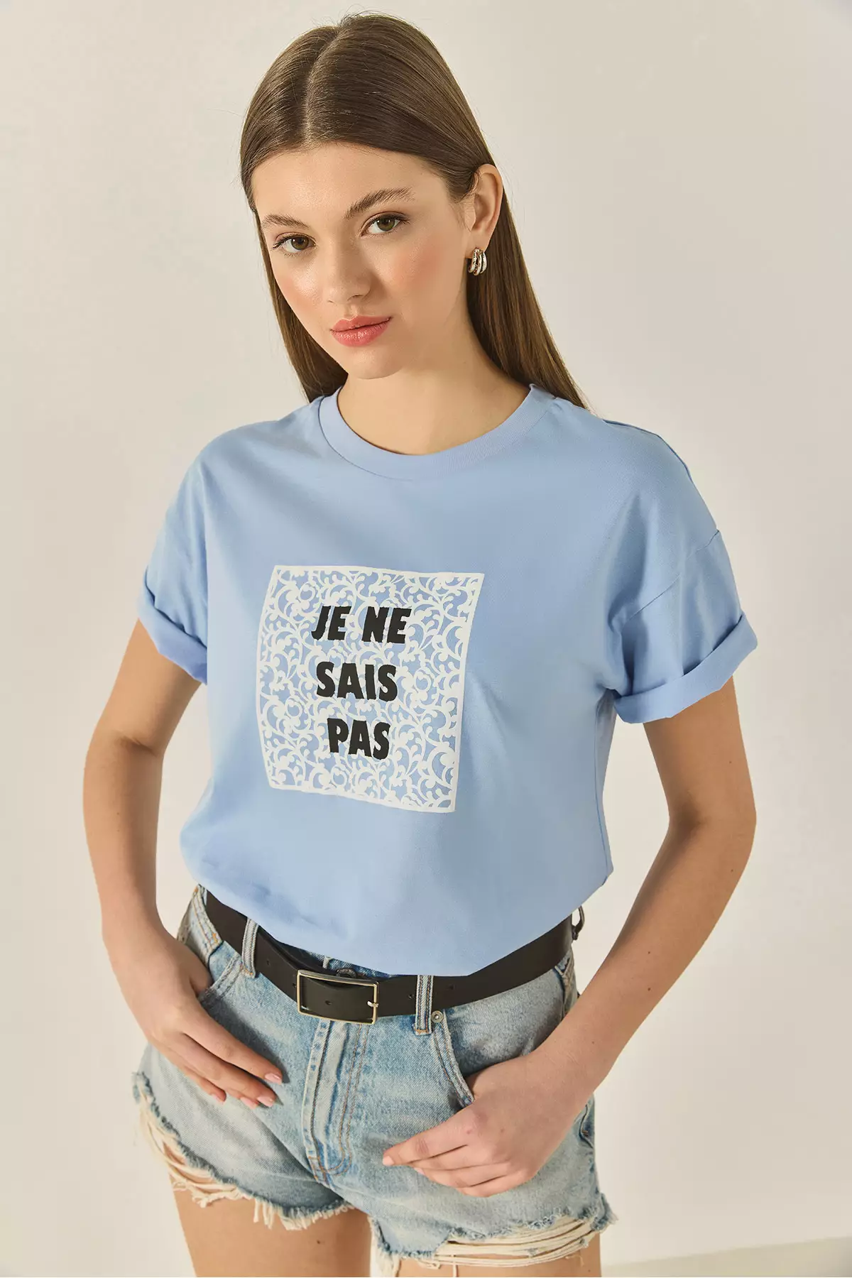Slogan Printed T-Shirt