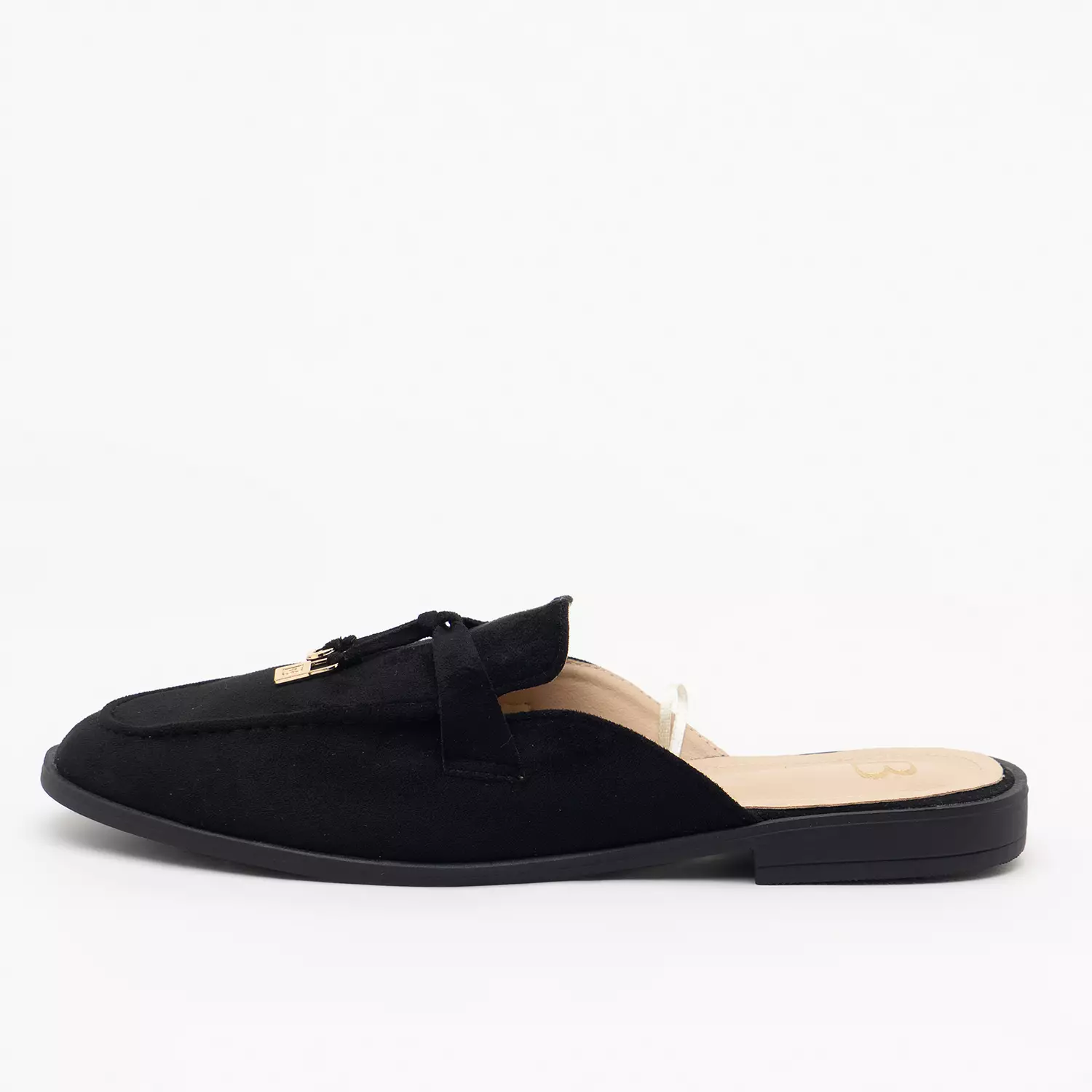 Sofia Maya Suede Mules Black