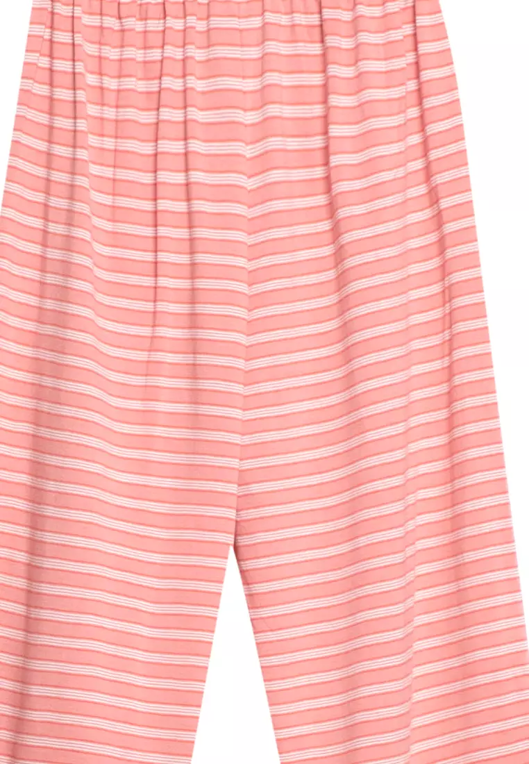 Pyjama Set  Short Sleeve Long Pants  Sleepwear