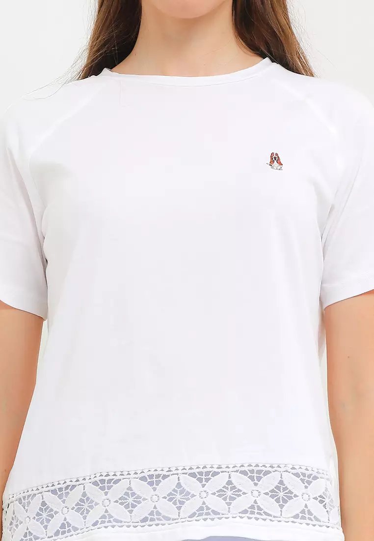 Tiera Crochet Hem Top