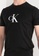 Calvin Klein black Slim Institution Tee - Calvin Klein Jeans Apparel 1C8CEAAE604C61GS_2