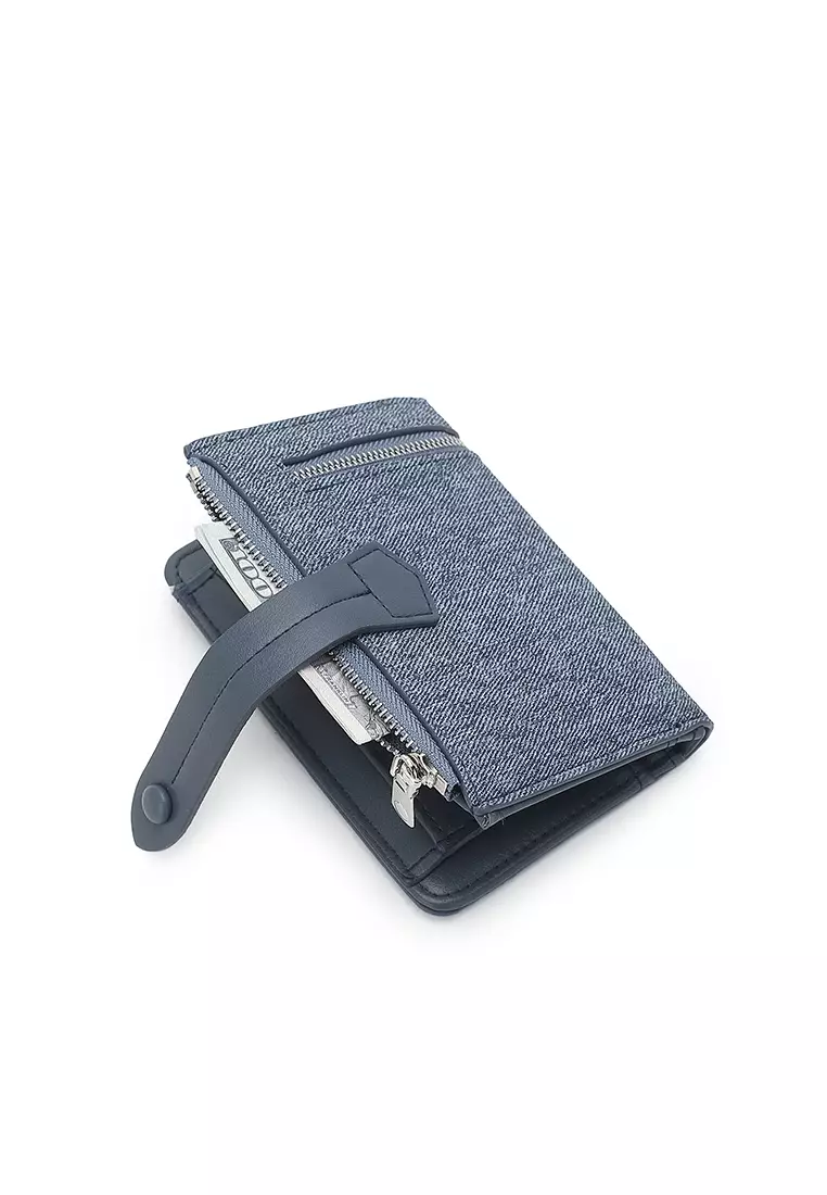 Women's Short Wallet / Purse - Blue