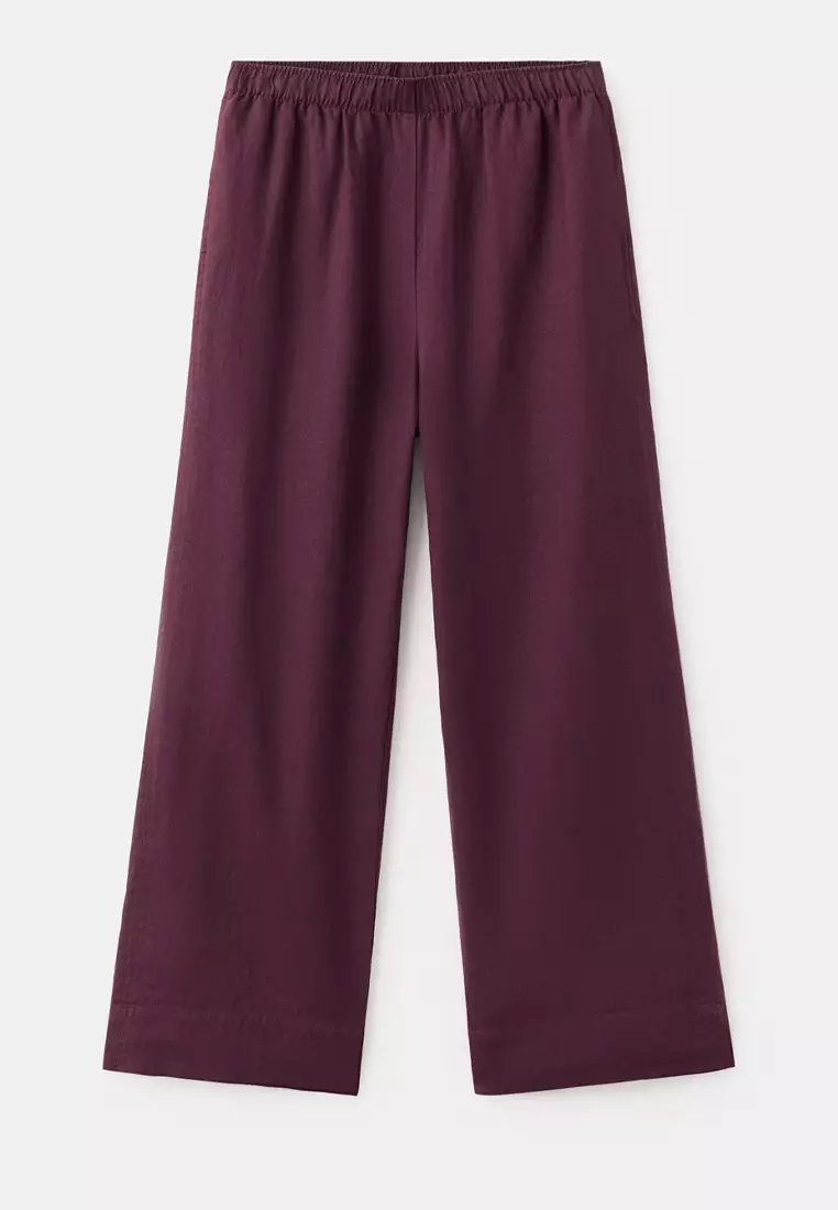 Straight Linen Trousers
