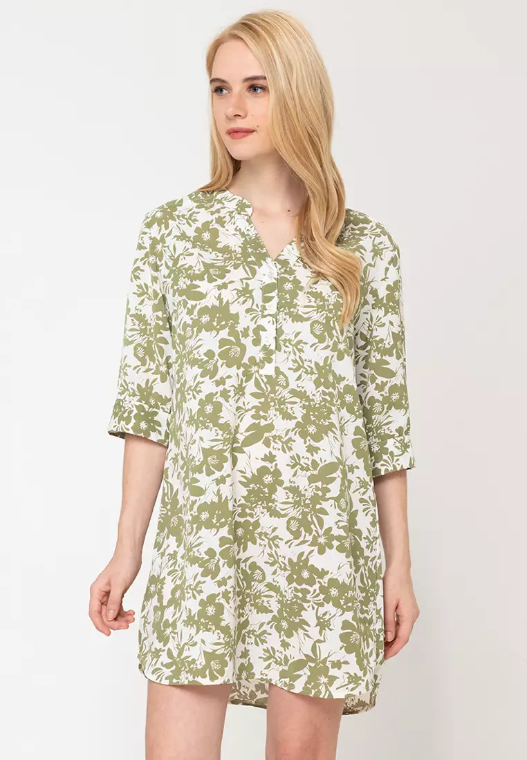 Lana Button Down Shift Dress