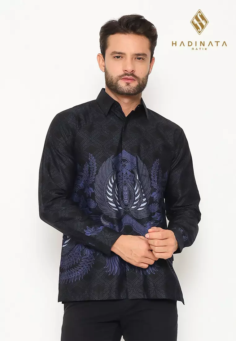 Hadinata Batik Pria Kemeja Panjang Furing Arjun Anika