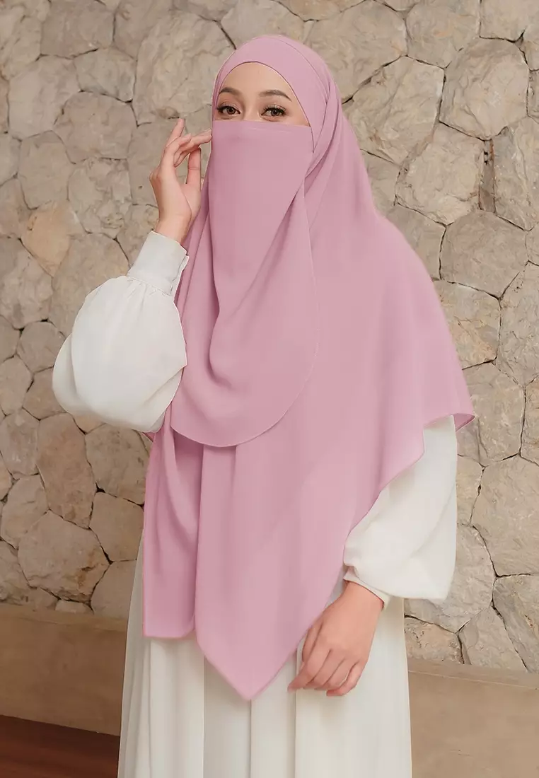 KHIBAN KHAIRA MAGNET PLUS NIQAB - BABY PINK