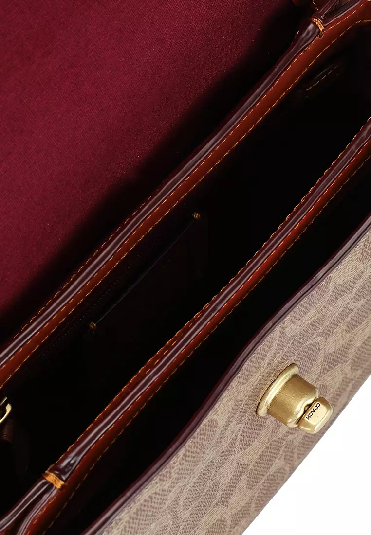 線上選購 COACH Cassie Signature Canvas Crossbody Bag 19 (cq) ZALORA 台灣