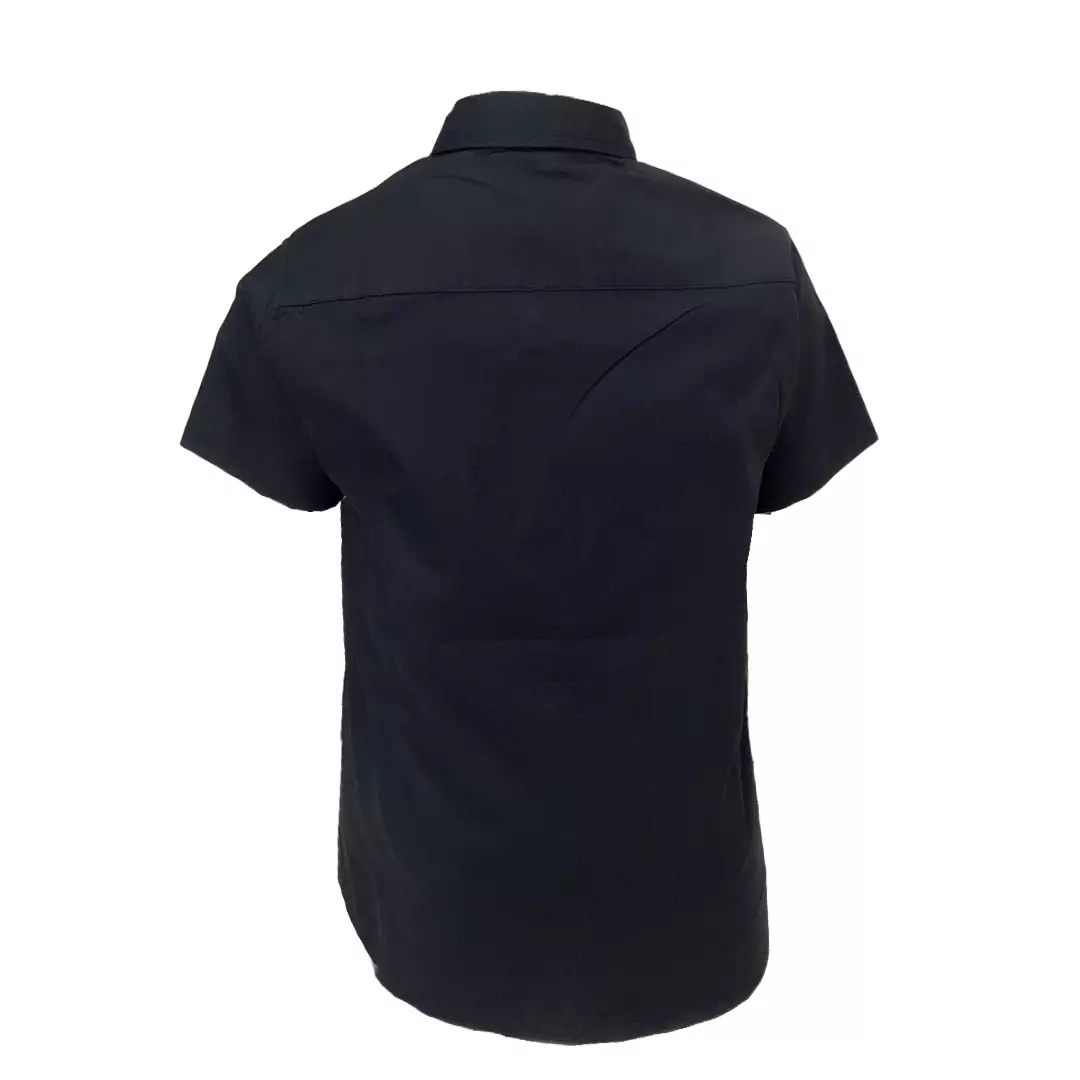 Pingu Kemeja Anak Laki Laki Polos Pendek Hitam 92202229