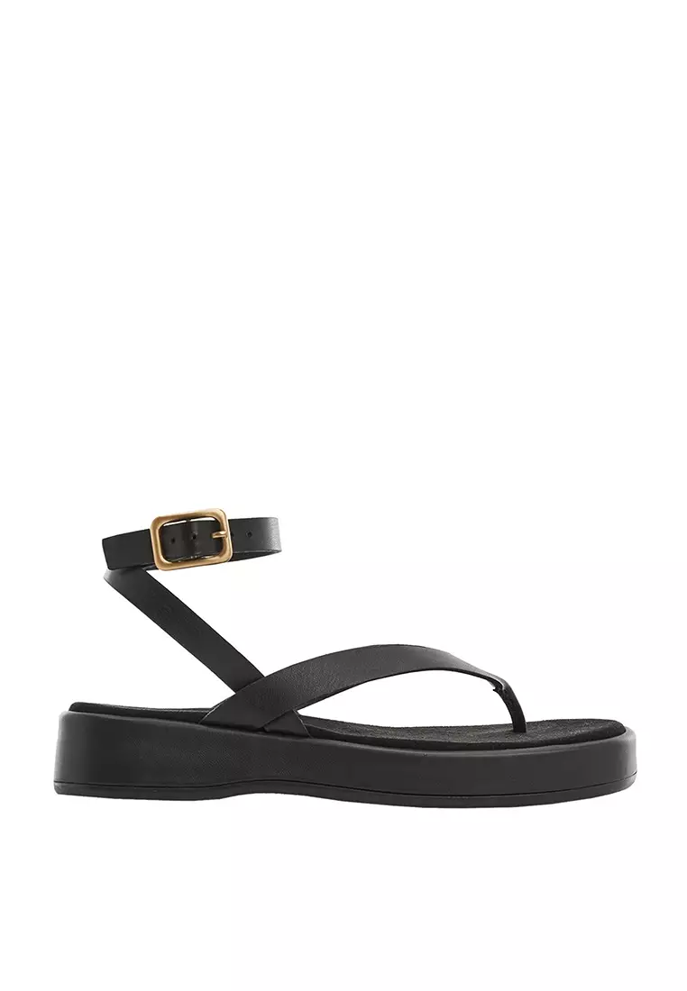 Buy Mango Platform Strap Sandals Online | ZALORA Malaysia