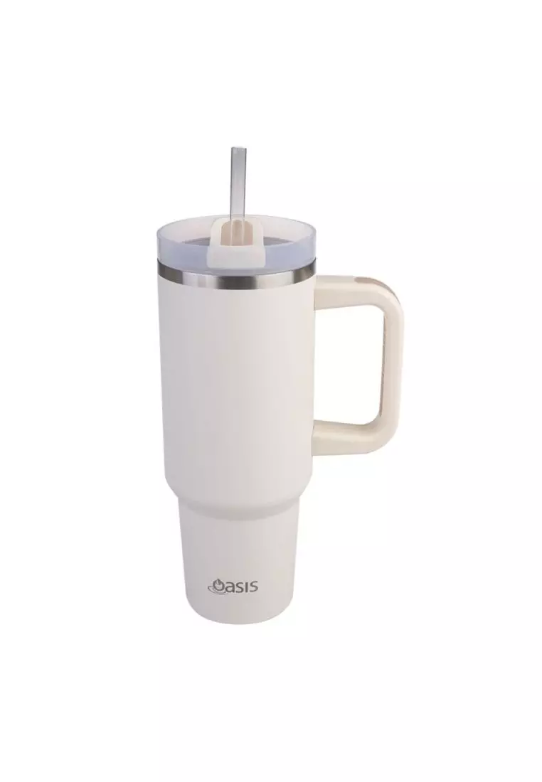 Oasis Stainless Steel Insulated Commuter Travel Tumbler 1.2L - Alabaster
