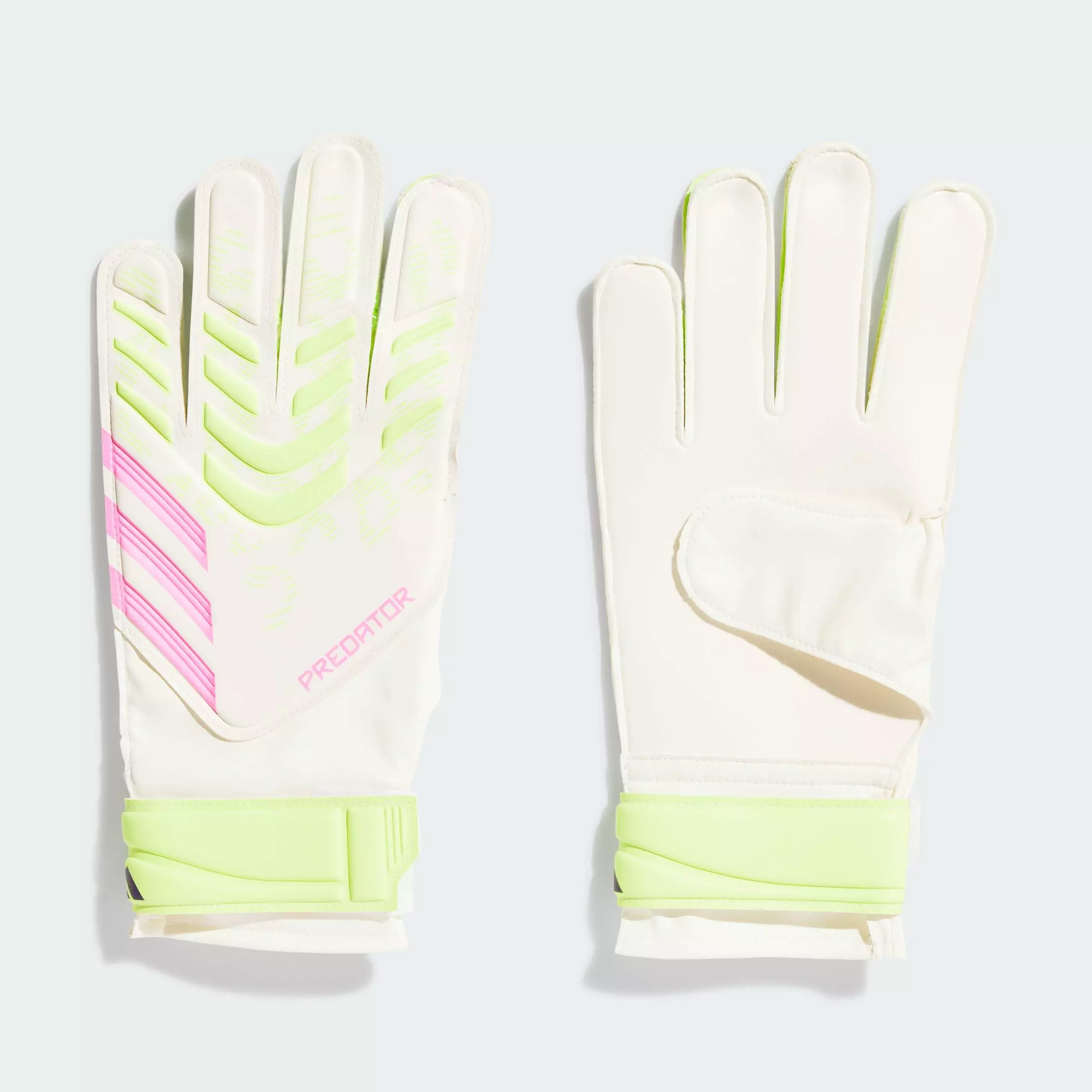 Football Predator Training Goalkeeper Gloves Unisex White JH3806