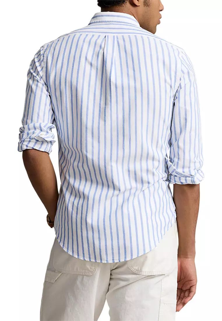 Slim Fit Striped Oxford Shirt
