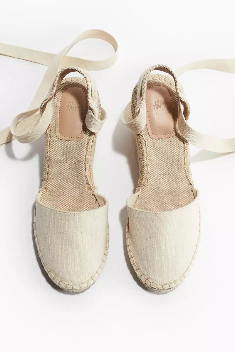 Wedge-heeled espadrilles
