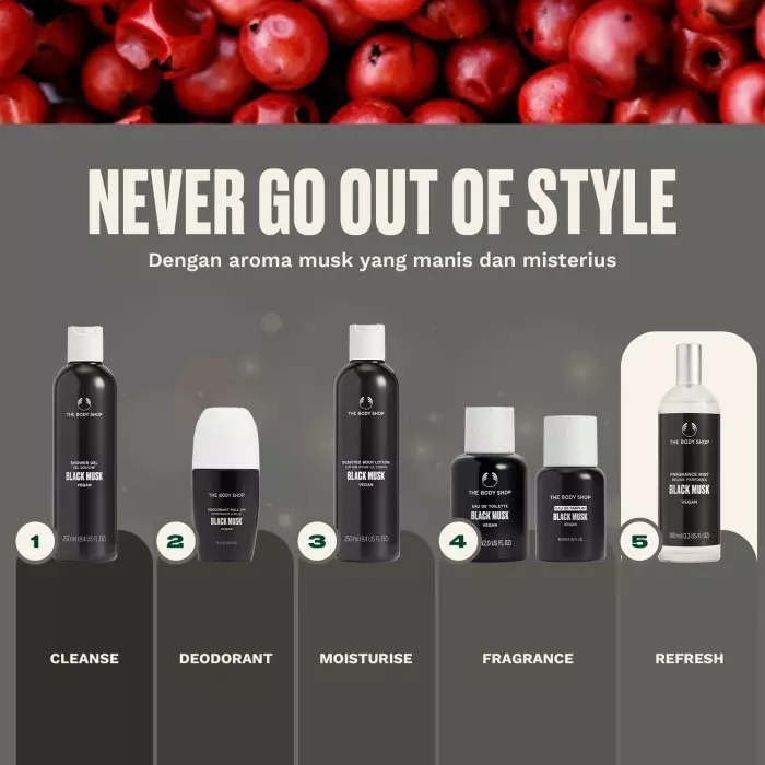 Black Musk Fragrance Mist 100Ml