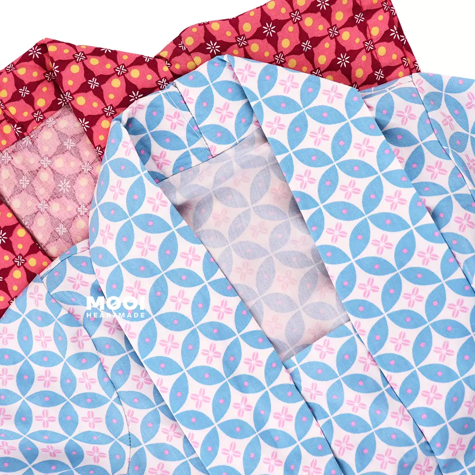 Mooi Setelan Batik Anak Perempuan Nareswari Kebaya Set - Red Ruby