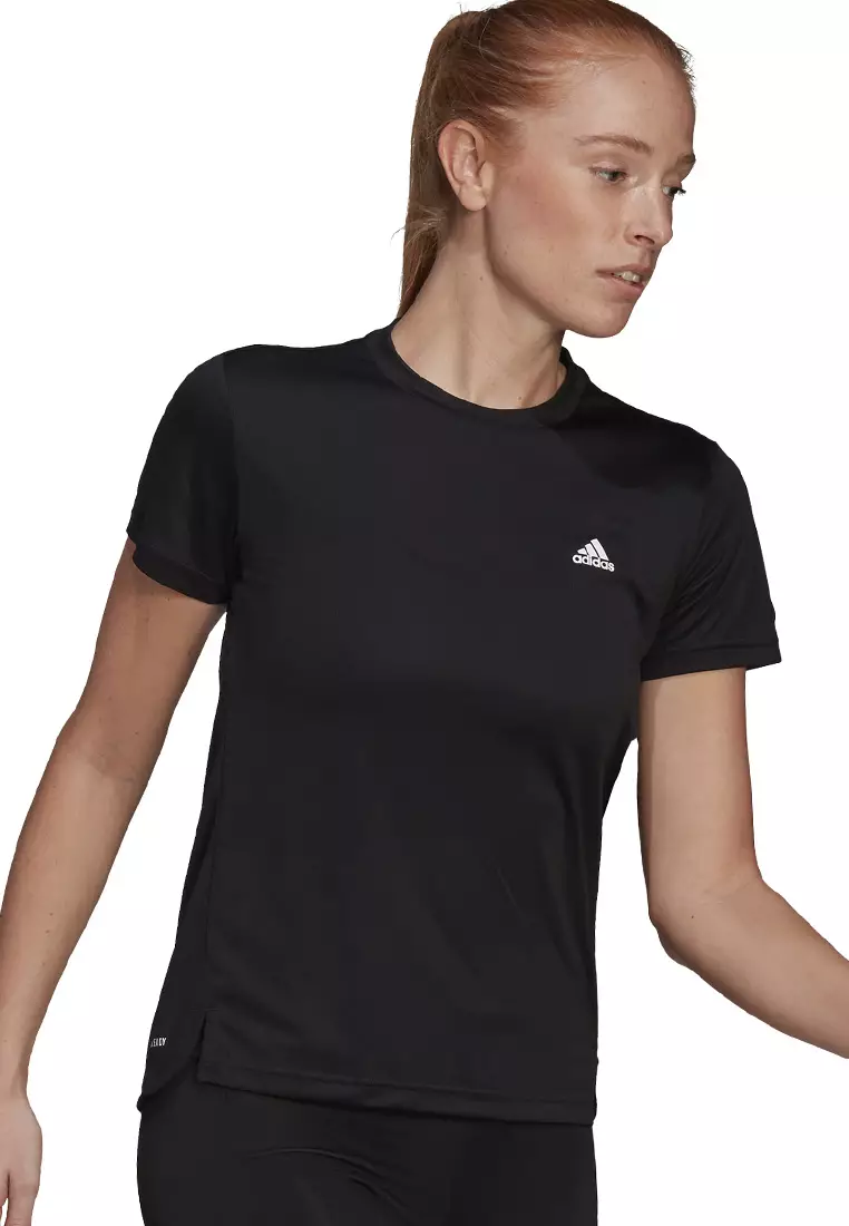 Buy ADIDAS aeroready designed 2 move 3-stripes sport t-shirt 2023 ...