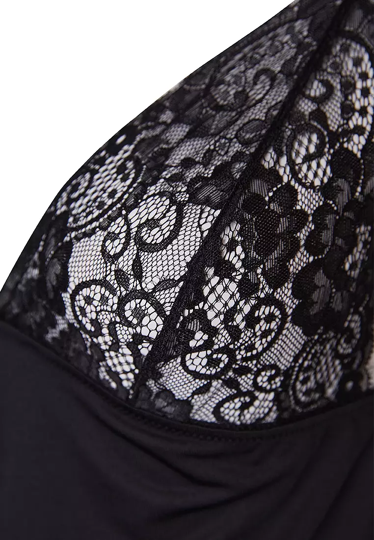 Plus Size Cut Out Babydoll Nightie