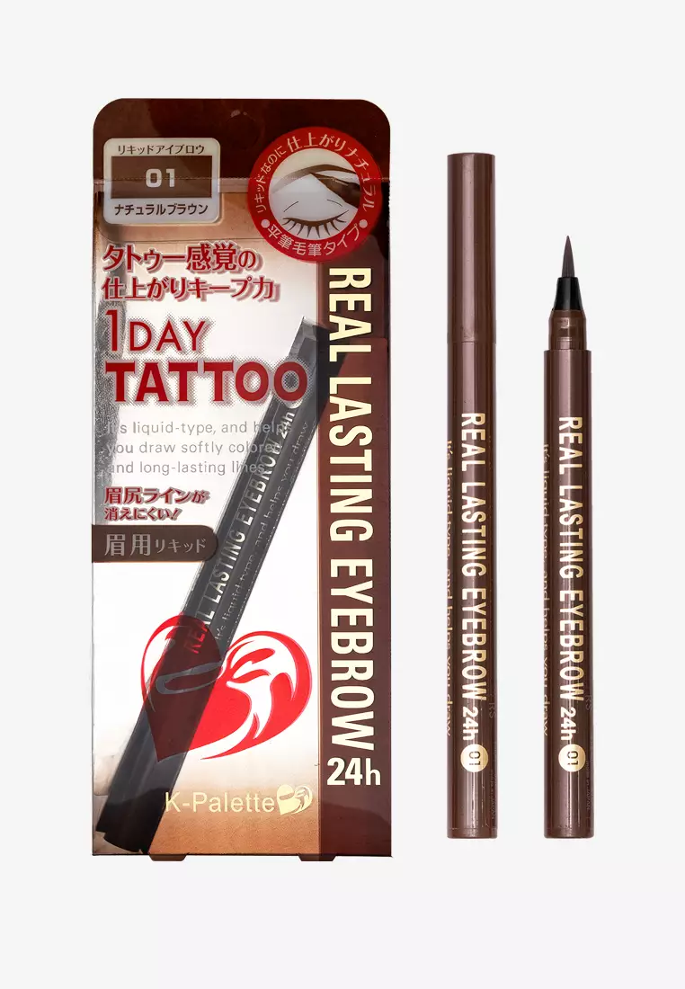 Discount on K-Palette  shoes - SKU: 1day Tattoo Real Lasting Eyebrow Liner 24h - Natural Brown