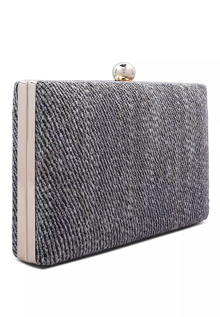 Dark grey on sale evening bag