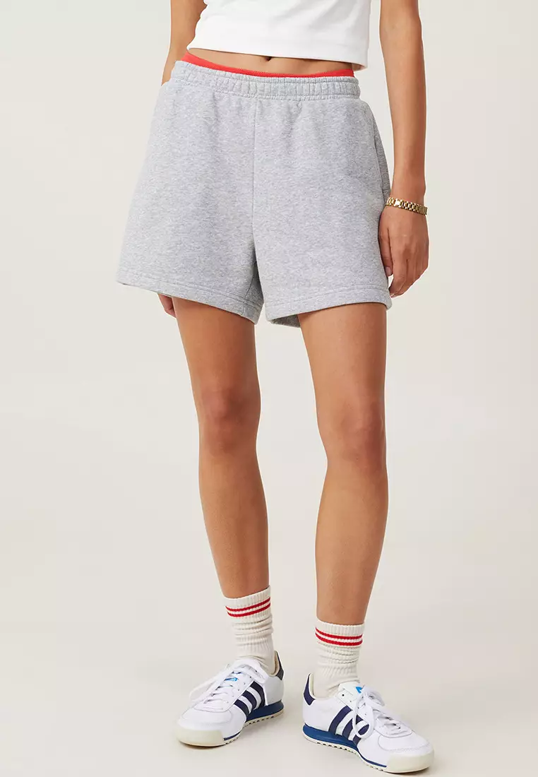 fleece athletic shorts