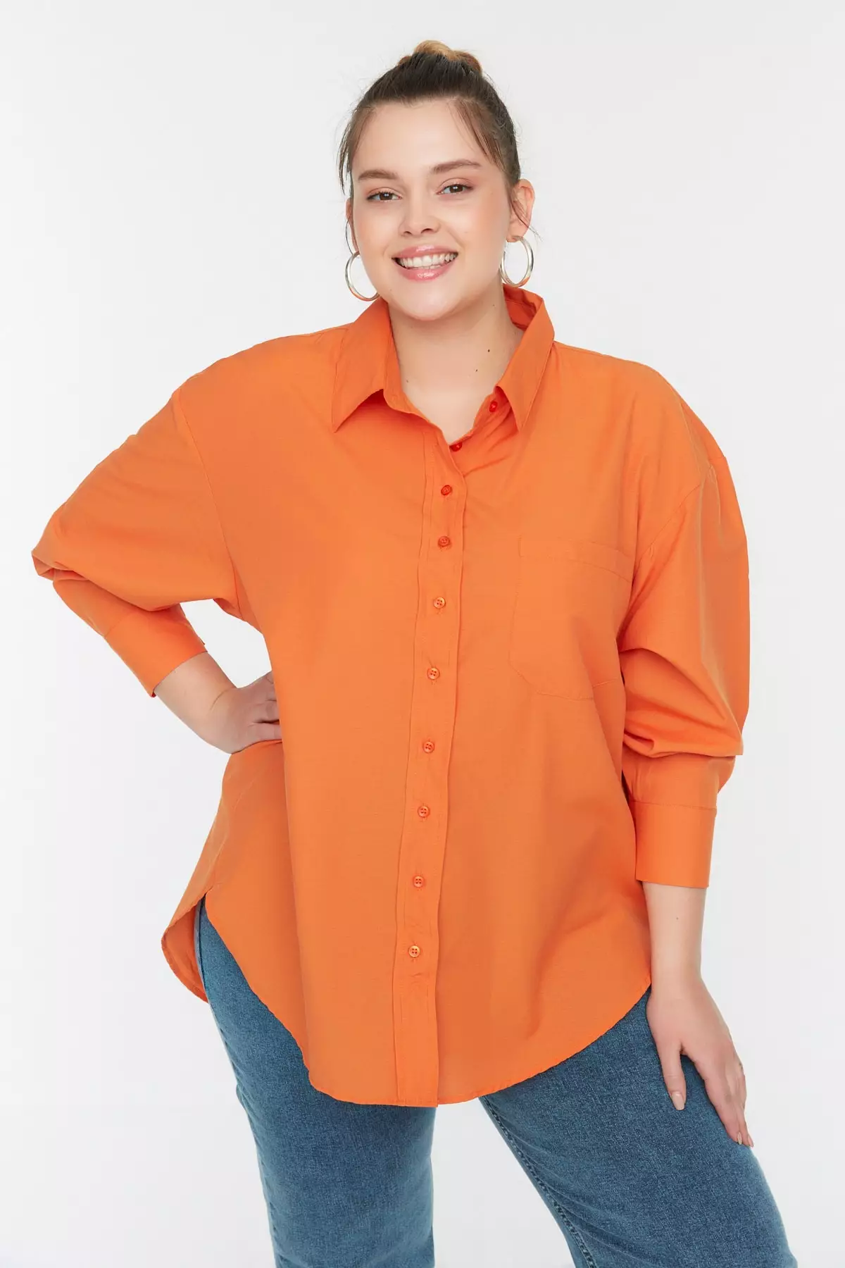 Plus Size Basic Shirt