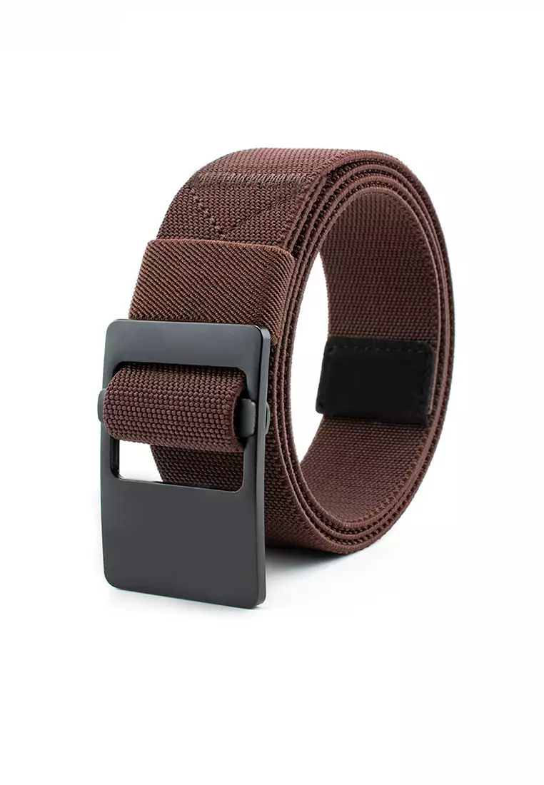 Elastic top web belt