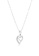 SO SEOUL silver Amora Open Heart Hoop Earrings And Necklace Set 7A4B5AC390F975GS_3