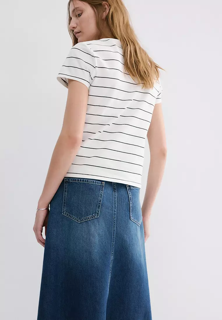 Striped Cotton T-Shirt