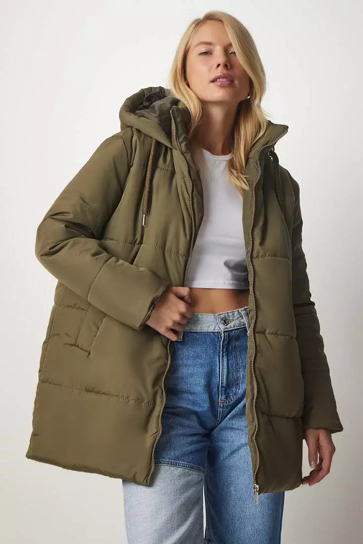 Puffy anorak jacket online