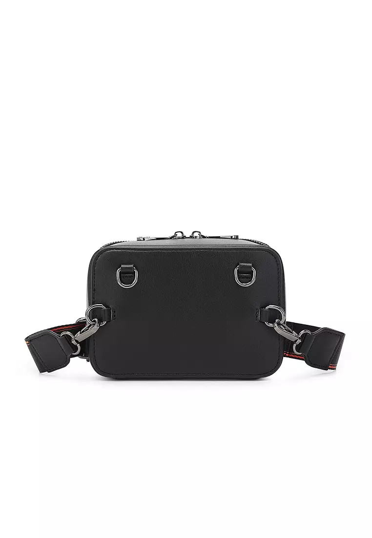 Men's Waist Bag / Belt Bag / Chest Bag - Black