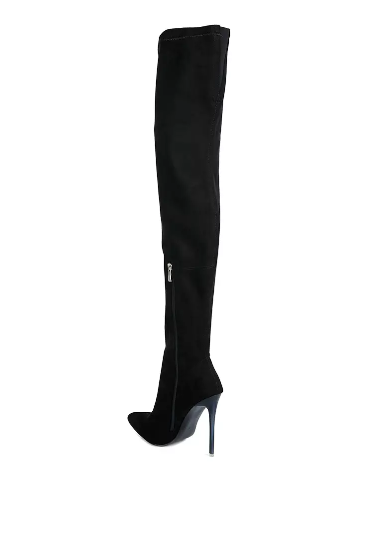 Stretch stiletto outlet boots