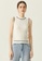 HAPPY FRIDAYS white Textured Knit Color Match Vest JW PY-F04001 F3E0CAA374AC0AGS_4