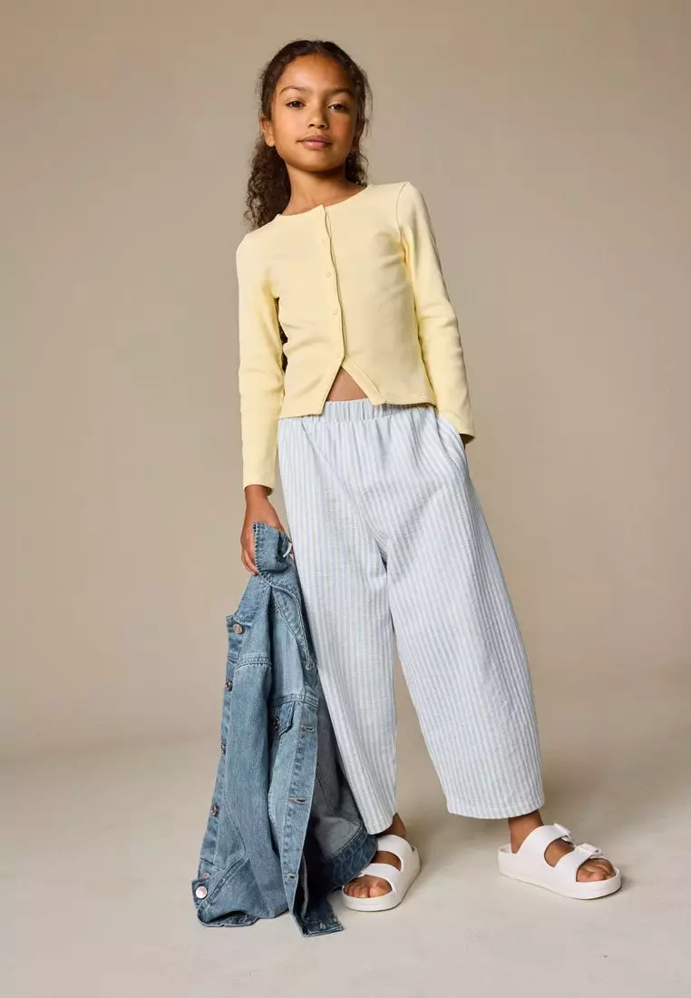 Long Sleeve Ribbed Cardigan