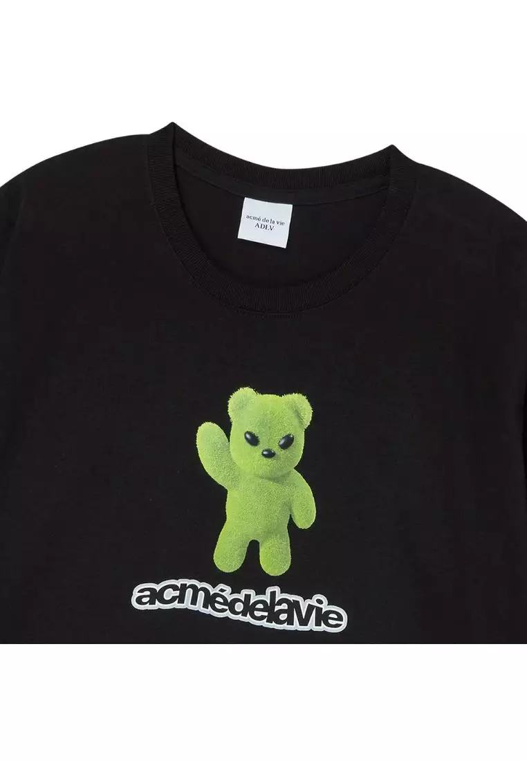 Jual Acme De La Vie Alien Bear Short Sleeve T-Shirt Black