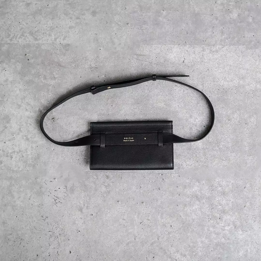 Tas POLENE NUMERO SEPT BLACK BELT BAG 100% ORIGINAL