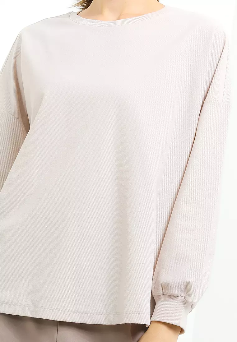 Atasan Knit lengan Panjang Loose - Viona Tops
