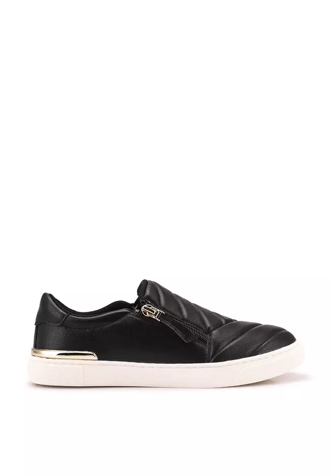 Quilted slip top on sneakers