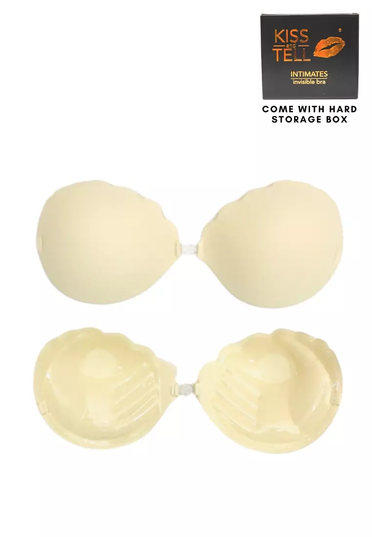 Buy Kiss & Tell 2 Pack Scallop Thick Push Up Stick On Nubra in White Seamless  Invisible Reusable Adhesive Stick on Wedding Bra 隐形聚拢胸 2024 Online