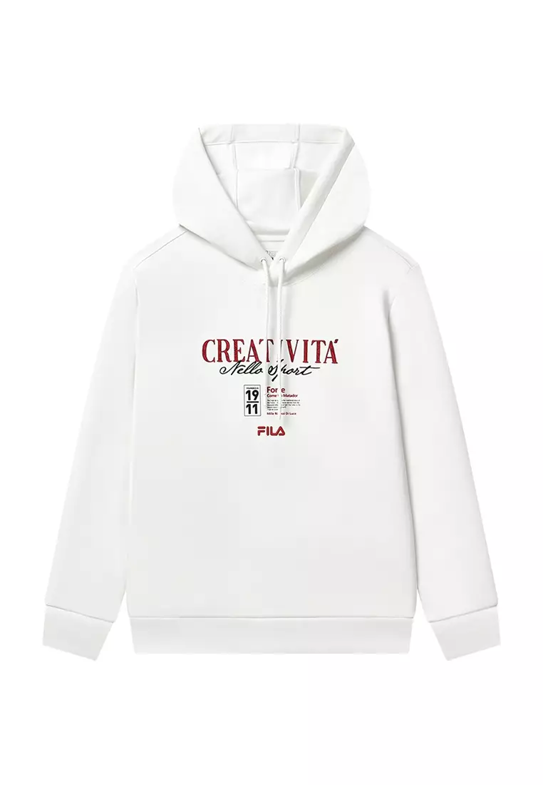 Buy FILA FILA CORE Men s TORERO HERITAGE Hoodie in White 2024