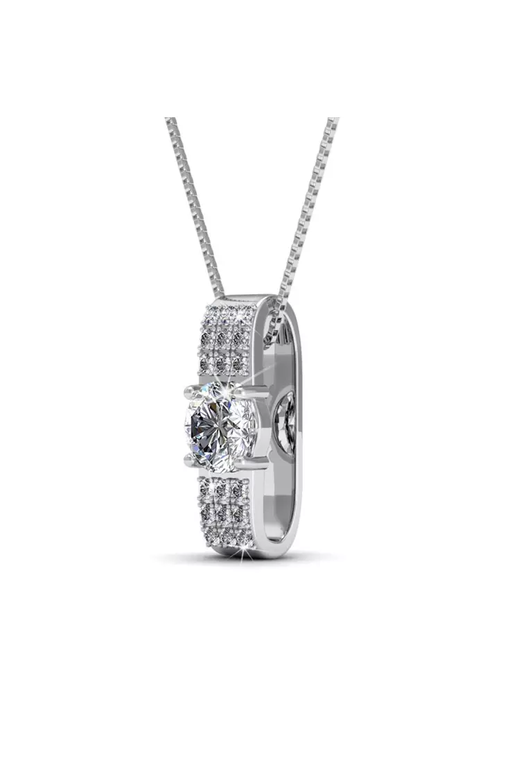 Luxx Pendant - Kalung Crystal Swarovski by Her Jewellery