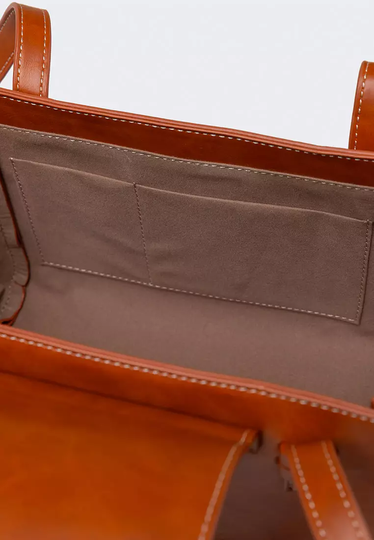 Ria Miranda Cinnamon Nina Small Box Bag