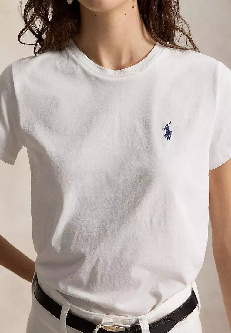 Polo Ralph Lauren Women Classic Fit Cotton Jersey Crewneck Tee