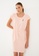 LC WAIKIKI pink Crew Neck Printed Short Sleeve Women Dress BC20DAAF53975DGS_2