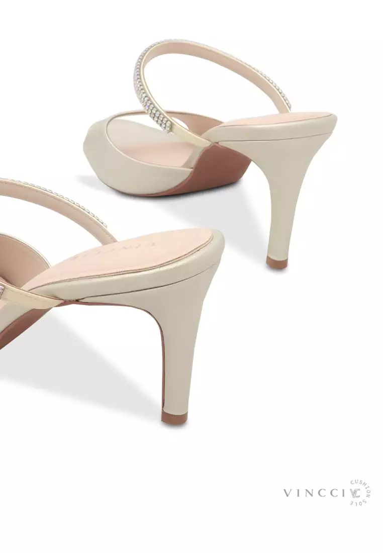 Vincci slide on heels hot sale