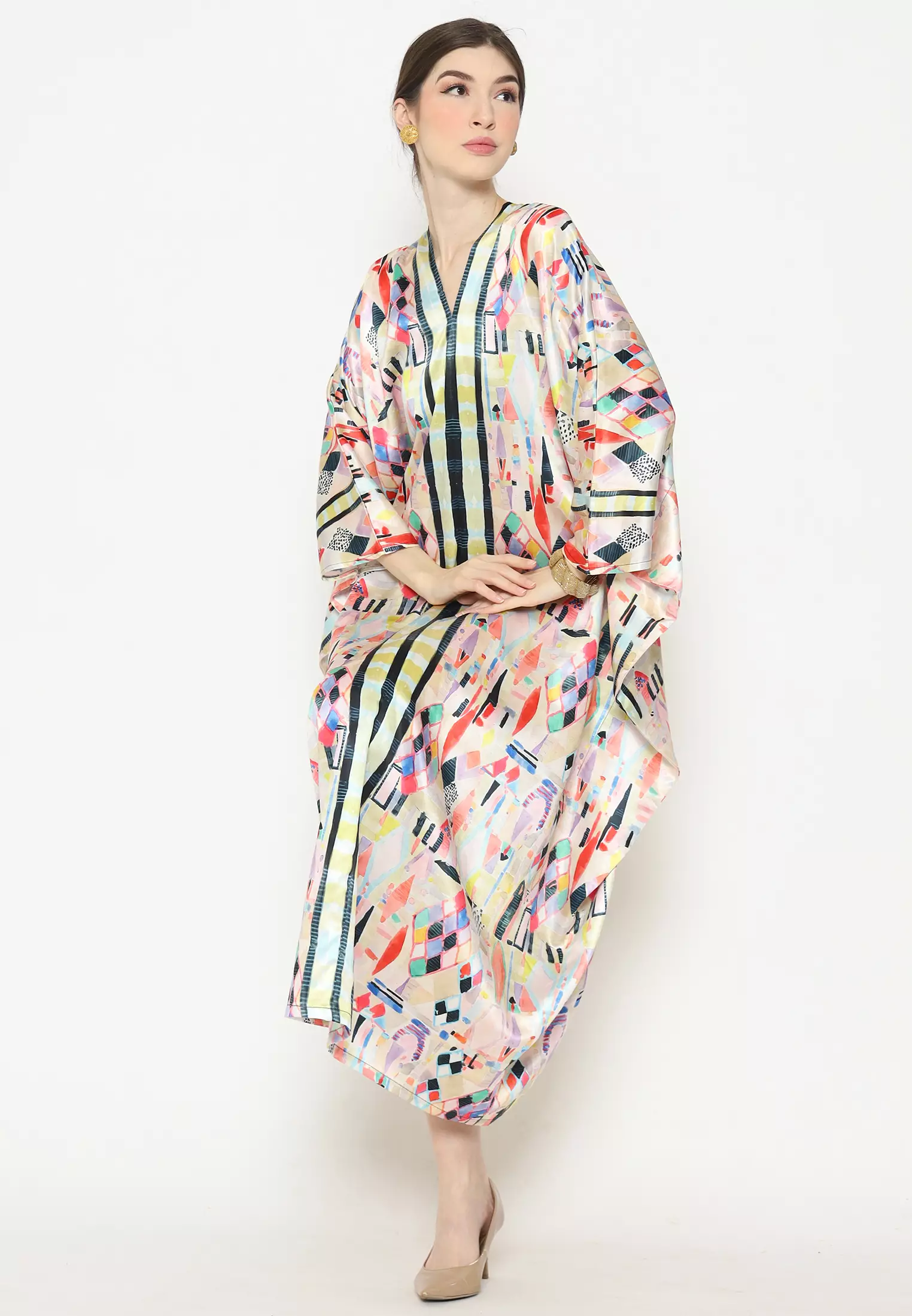 Kanzi Long Sleeve Kaftan